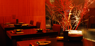 GaiGai Japanese restaurant. Two person tables